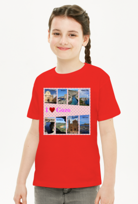 Koszulka dziewczęca I love Gozo