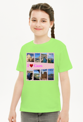 Koszulka dziewczęca I love Gozo