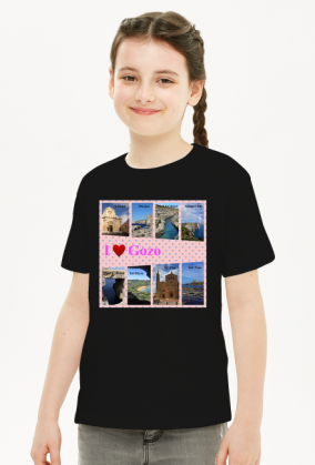 Koszulka dziewczęca I love Gozo