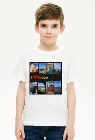Koszulka chłopięca I love Gozo