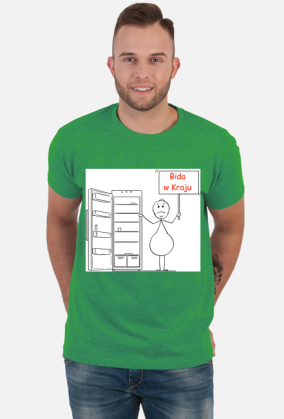 Bieda koszulka męska