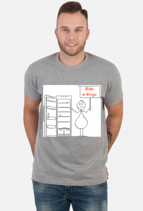 Bieda koszulka męska