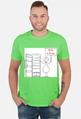 Bieda koszulka męska
