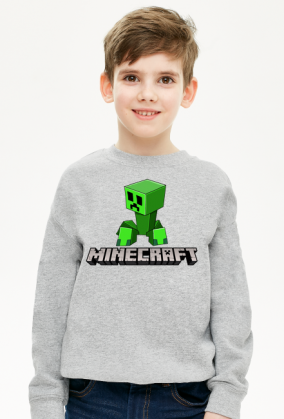 Minecraft creeper bluza dla dzieci