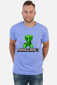 Minecraft creeper koszulka męska