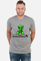 Minecraft creeper koszulka męska