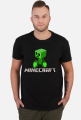Minecraft creeper koszulka męska