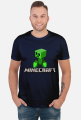 Minecraft creeper koszulka męska