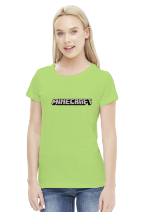Minecraft koszulka damska