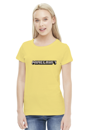 Minecraft koszulka damska