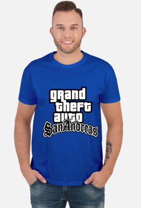 GTA San Andreas koszulka męska