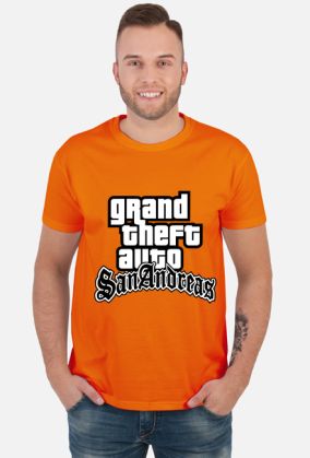GTA San Andreas koszulka męska