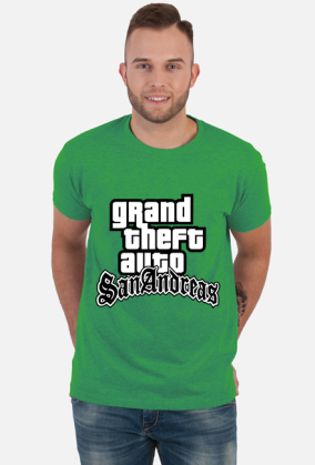 GTA San Andreas koszulka męska