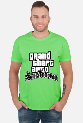 GTA San Andreas koszulka męska