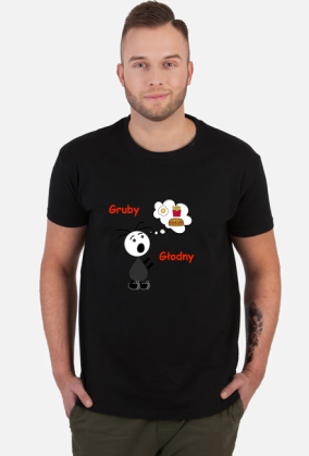 Głodny koszulka męska