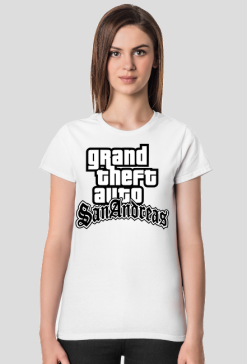 GTA San Andreas koszulka damska