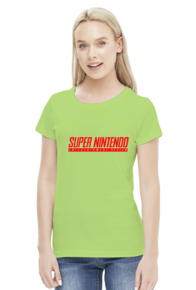 Super Nintendo koszulka damska