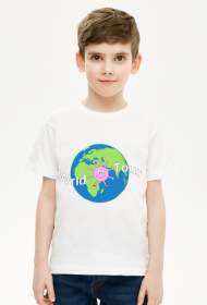 Koronawirus world tour koszulka dla dzieci