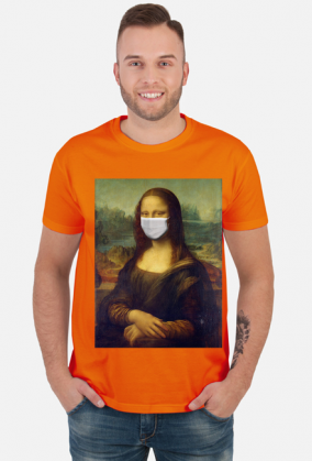 Koszulka Mona Lisa w maseczce