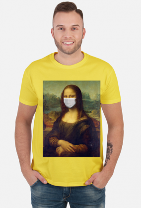 Koszulka Mona Lisa w maseczce