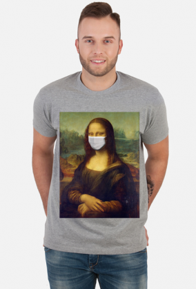 Koszulka Mona Lisa w maseczce