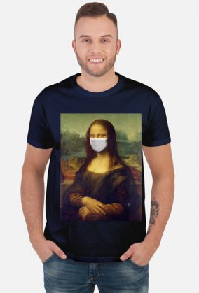 Koszulka Mona Lisa w maseczce