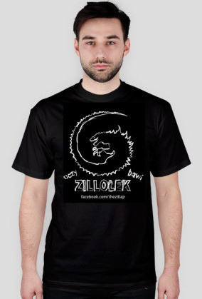 T-shirt Zillołek by MNQ92 - Czarny