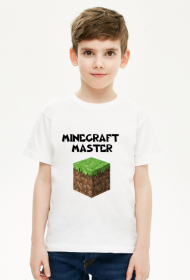 Koszulka chłopięca minecraft master