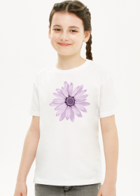 Koszulka dziewczęca kwiatek
