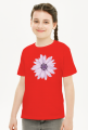 Koszulka dziewczęca kwiatek