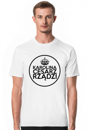 T-Shirt męski Karolina Cesarz Rządzi