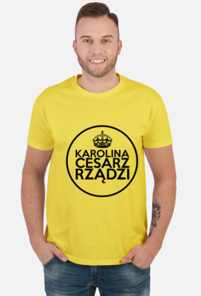 T-Shirt męski Karolina Cesarz Rządzi
