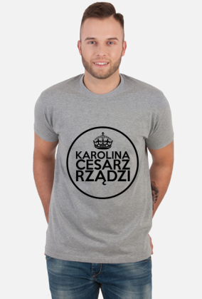 T-Shirt męski Karolina Cesarz Rządzi