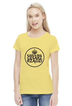 T-Shirt Damski Karolina Cesarz Rządzi