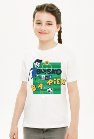 B3 koszulka dla dziewczynki biała