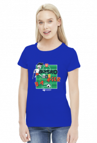 B3 koszulka damska niebieska