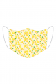 Maseczka kolorowa z nadrukiem - maseczka w cytryny