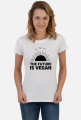 koszulka the future is vegan