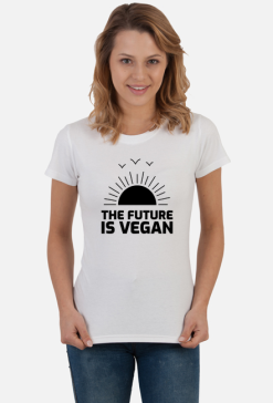 koszulka the future is vegan