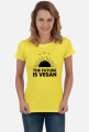 koszulka the future is vegan
