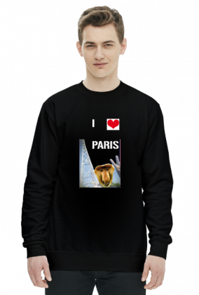 zabawna bluza I love paris