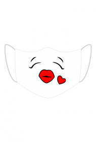 Maseczka ochronna z grafiką emoji smile
