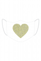Maseczka ochronna z grafiką emoji hearth
