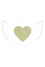 Maseczka ochronna z grafiką emoji hearth