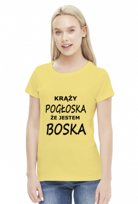 KOSZULKA JESTEM BOSKA