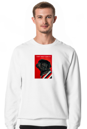 BLUZA BEZ KAPTURA MOPS