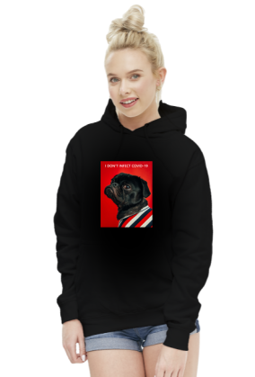 BLUZA Z KAPTUREM MOPS