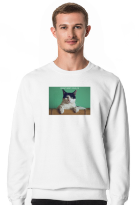 BLUZA BEZ KAPTURA KOT