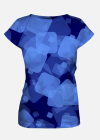 Koszulka damska Blue Squares