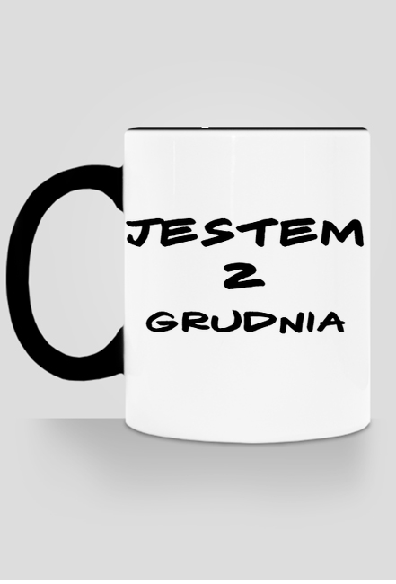 Kubek jestem z grudnia